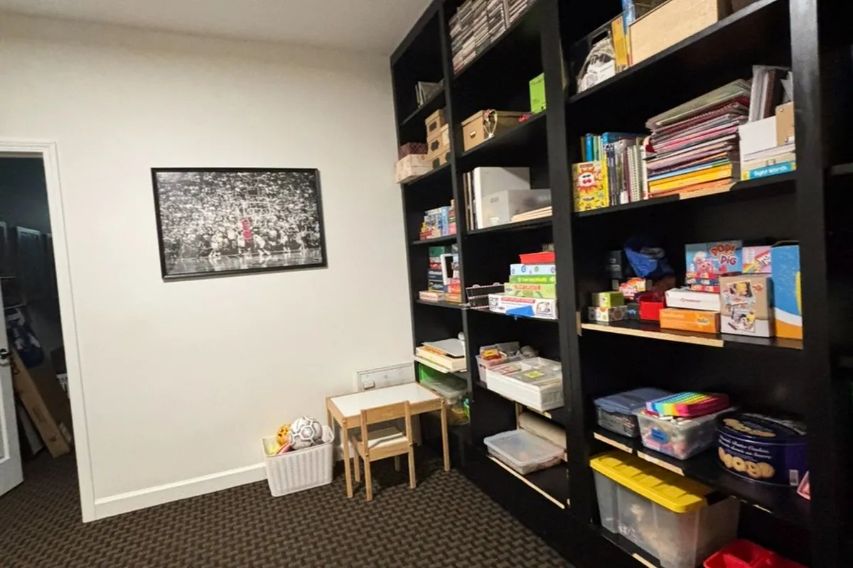 Shelving organized into a clear, easy-to-use system